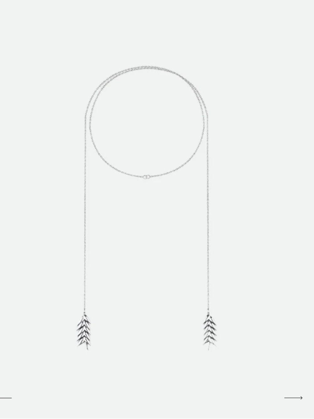 NWT Benz’s Spiklet Necklace - Silver - Gorgeous!!